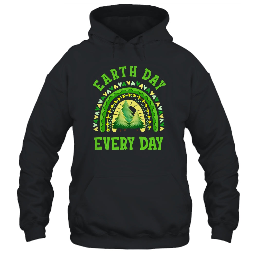 Earth Day Everyday Rainbow Pine Tree Design Earth Day Shirt & Tank Top | siriusteestore