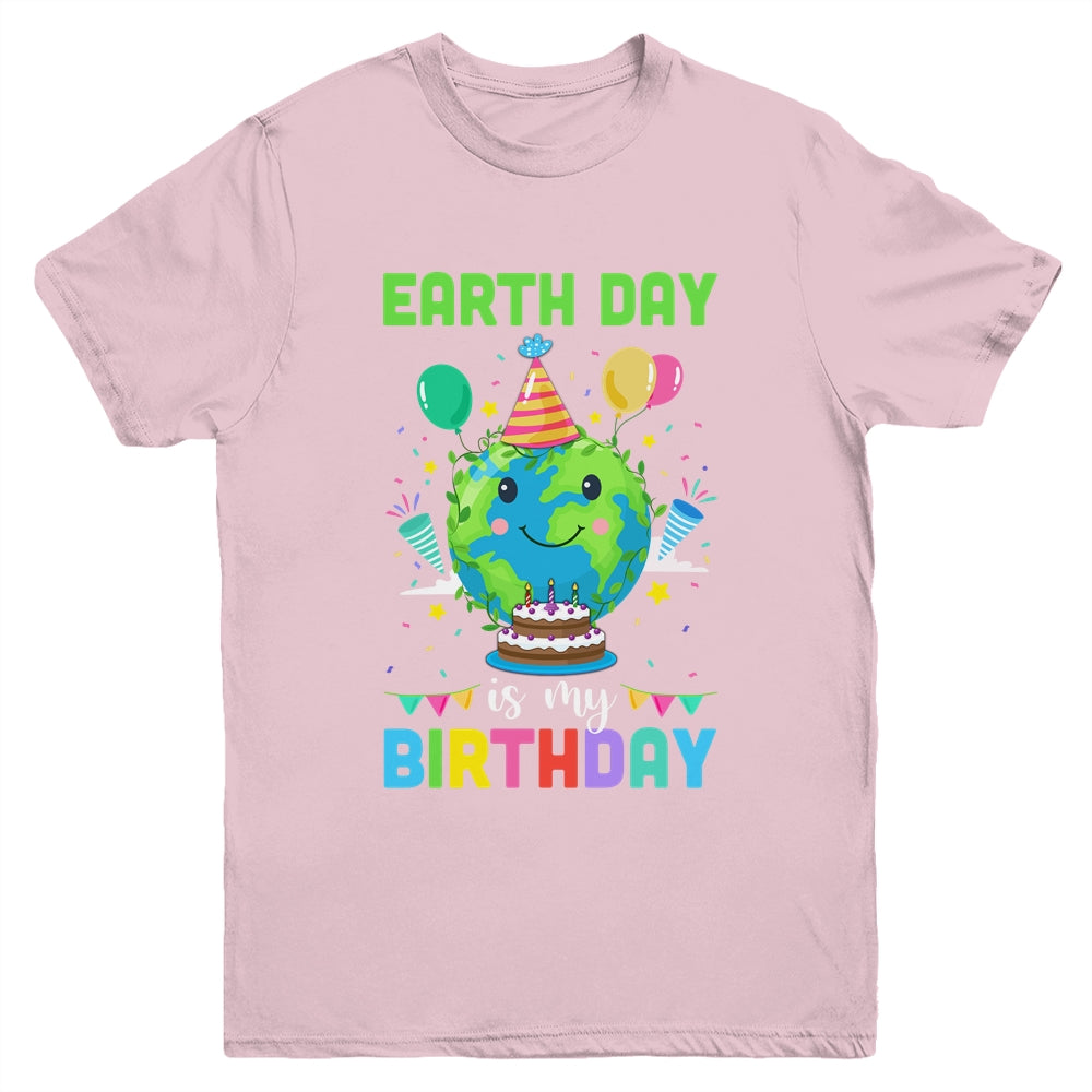 Earth Day Is My Birthday Environment Party Youth Shirt | siriusteestore