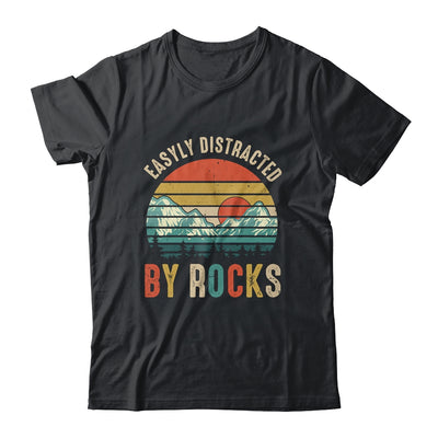 Easily Distracted By Rocks Geology Collecting Lovers Vintage Shirt & Hoodie | siriusteestore