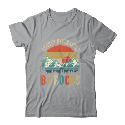 Easily Distracted By Rocks Geology Collecting Lovers Vintage Shirt & Hoodie | siriusteestore