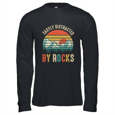 Easily Distracted By Rocks Geology Collecting Lovers Vintage Shirt & Hoodie | siriusteestore