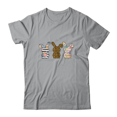 Easter Day Leopard Striped Bunny Rabbit Shirt & Tank Top | siriusteestore