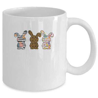 Easter Day Leopard Striped Bunny Rabbit Mug | siriusteestore