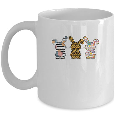 Easter Day Leopard Striped Bunny Rabbit Mug | siriusteestore