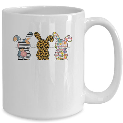 Easter Day Leopard Striped Bunny Rabbit Mug | siriusteestore