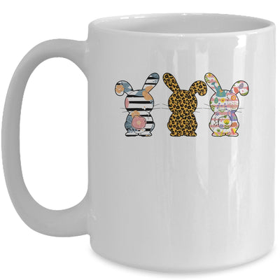 Easter Day Leopard Striped Bunny Rabbit Mug | siriusteestore