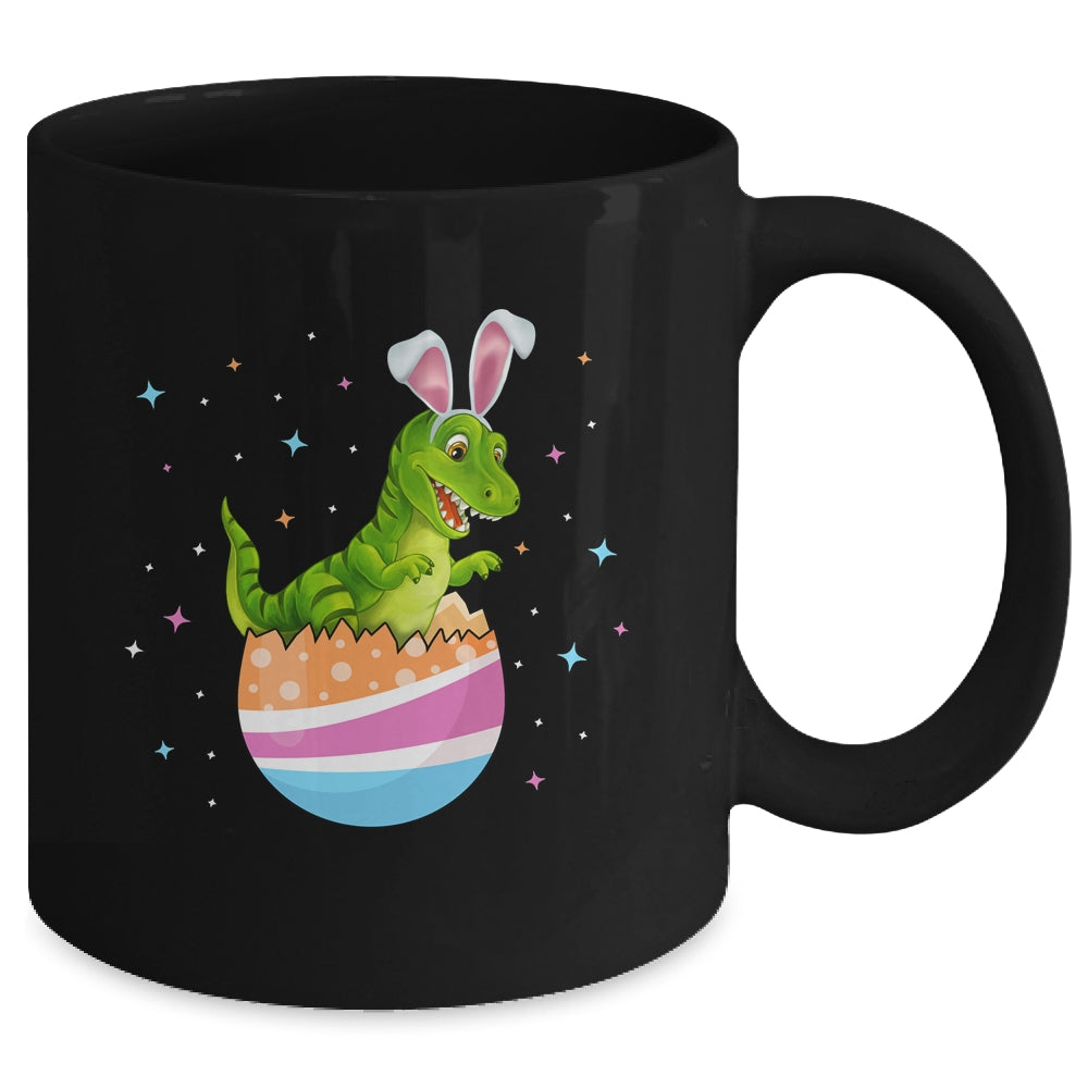 Easter Dinosaur Funny T Rex Bunny Egg Cute Boys Girls Kids Mug | siriusteestore