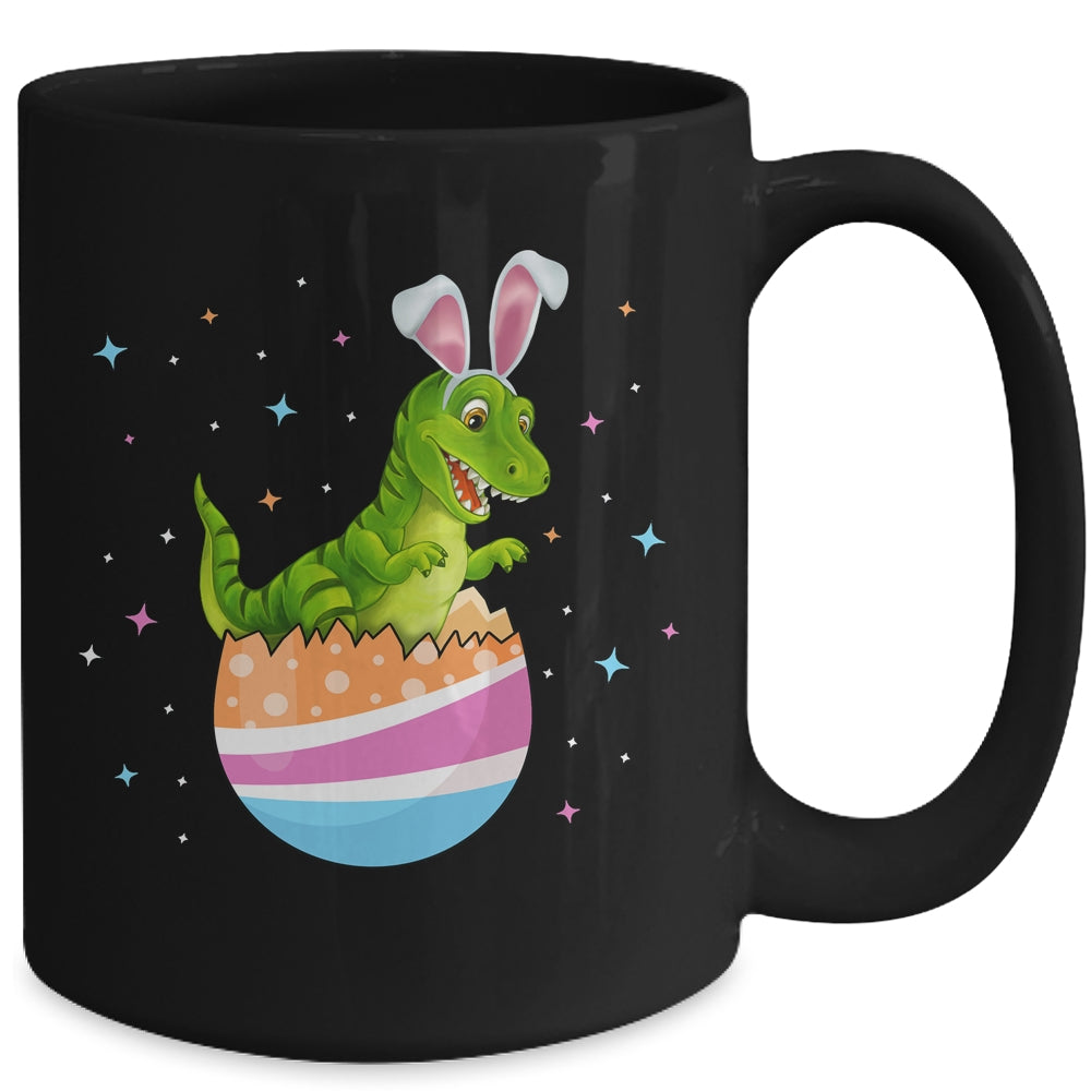 Easter Dinosaur Funny T Rex Bunny Egg Cute Boys Girls Kids Mug | siriusteestore