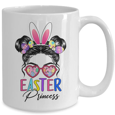 Easter Princess Bunny Messy Bun Cute Girls Teens Mug | siriusteestore