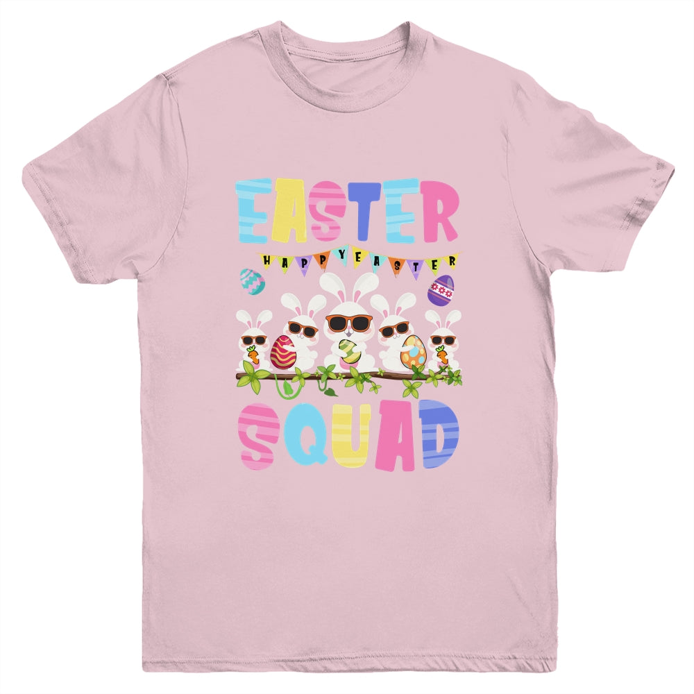 Easter Squad Bunnies Family Matching Boys Girls Kids Youth Shirt | siriusteestore