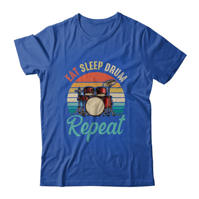 Eat Sleep Drum Repeat Drummer Drumming Band Lover Vintage Shirt & Hoodie | siriusteestore