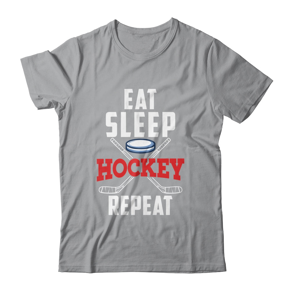 Eat Sleep Hockey Repeat For Hockey Player Shirt & Hoodie | siriusteestore