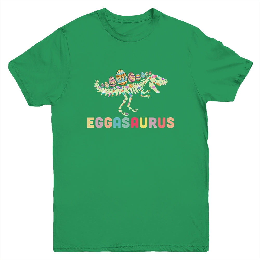 Eggasaurus Stegosaurus Egg Dinosaur Happy Easter Day Youth Shirt | siriusteestore