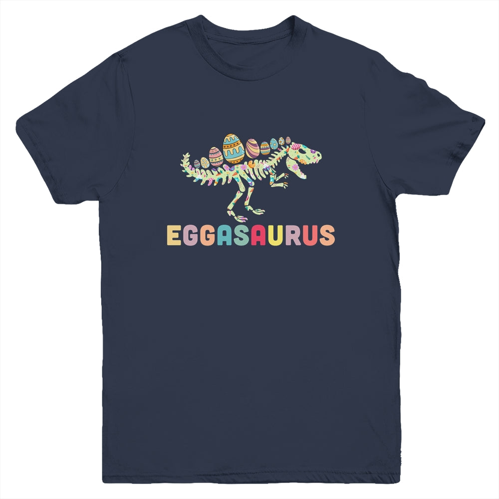 Eggasaurus Stegosaurus Egg Dinosaur Happy Easter Day Youth Shirt | siriusteestore
