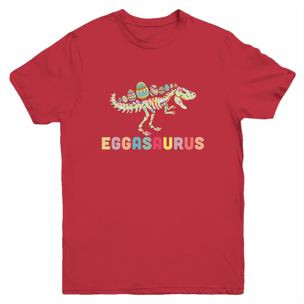 Eggasaurus Stegosaurus Egg Dinosaur Happy Easter Day Youth Shirt | siriusteestore