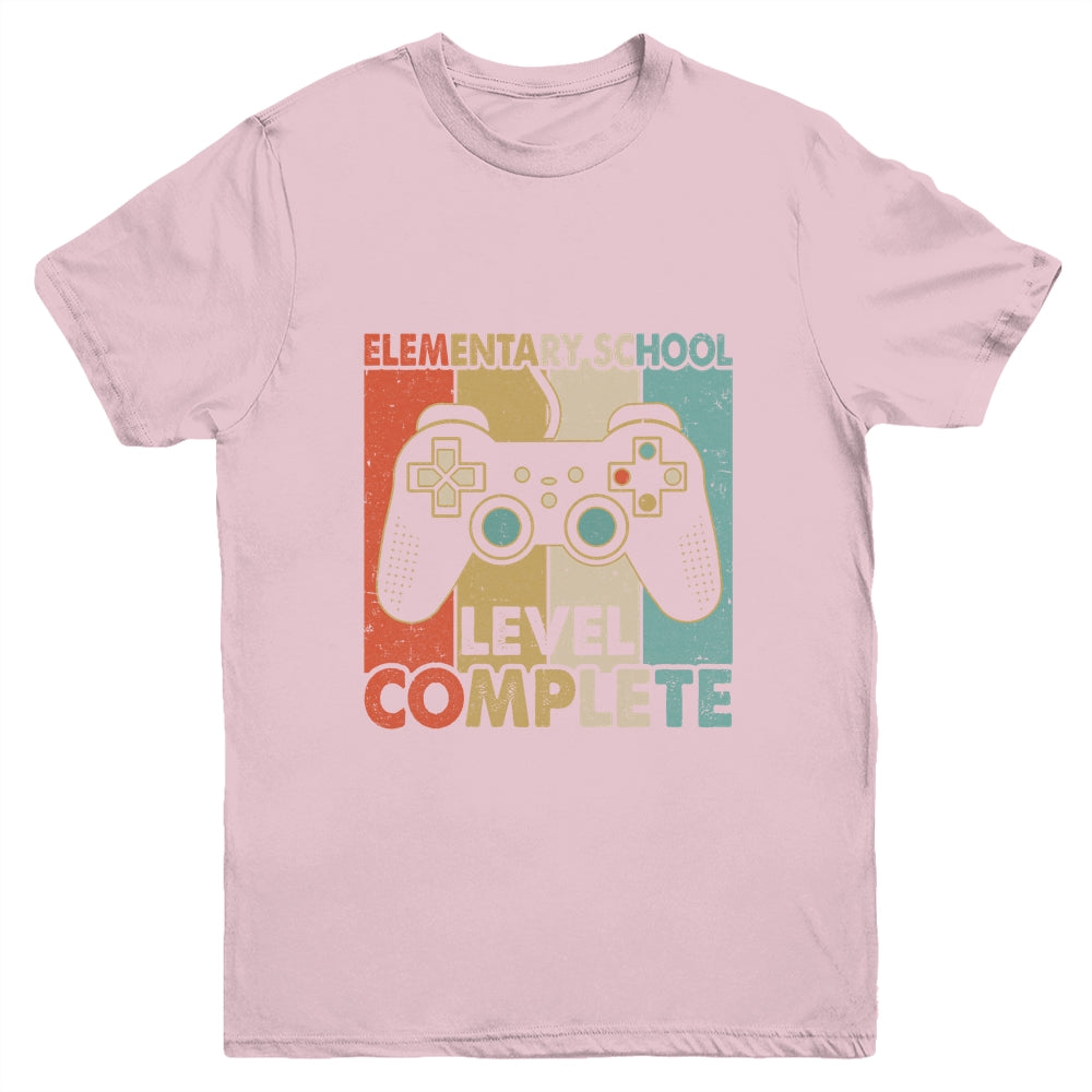 Elementary School Graduation Level Complete Video Games Boys Youth Shirt | siriusteestore