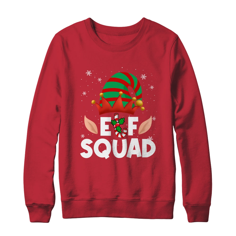 Elf Squad Funny Family Christmas Matching Family Teens Shirt & Sweatshirt | siriusteestore