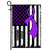 Epilepsy Awareness America Flag Purple Ribbon | siriusteestore