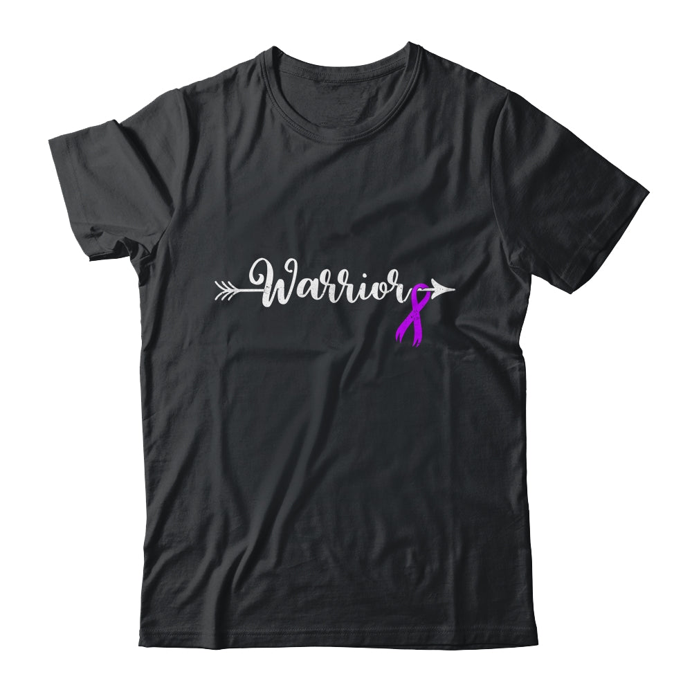 Epilepsy Warrior Epilepsy Awareness Purple Ribbon Shirt & Tank Top | siriusteestore