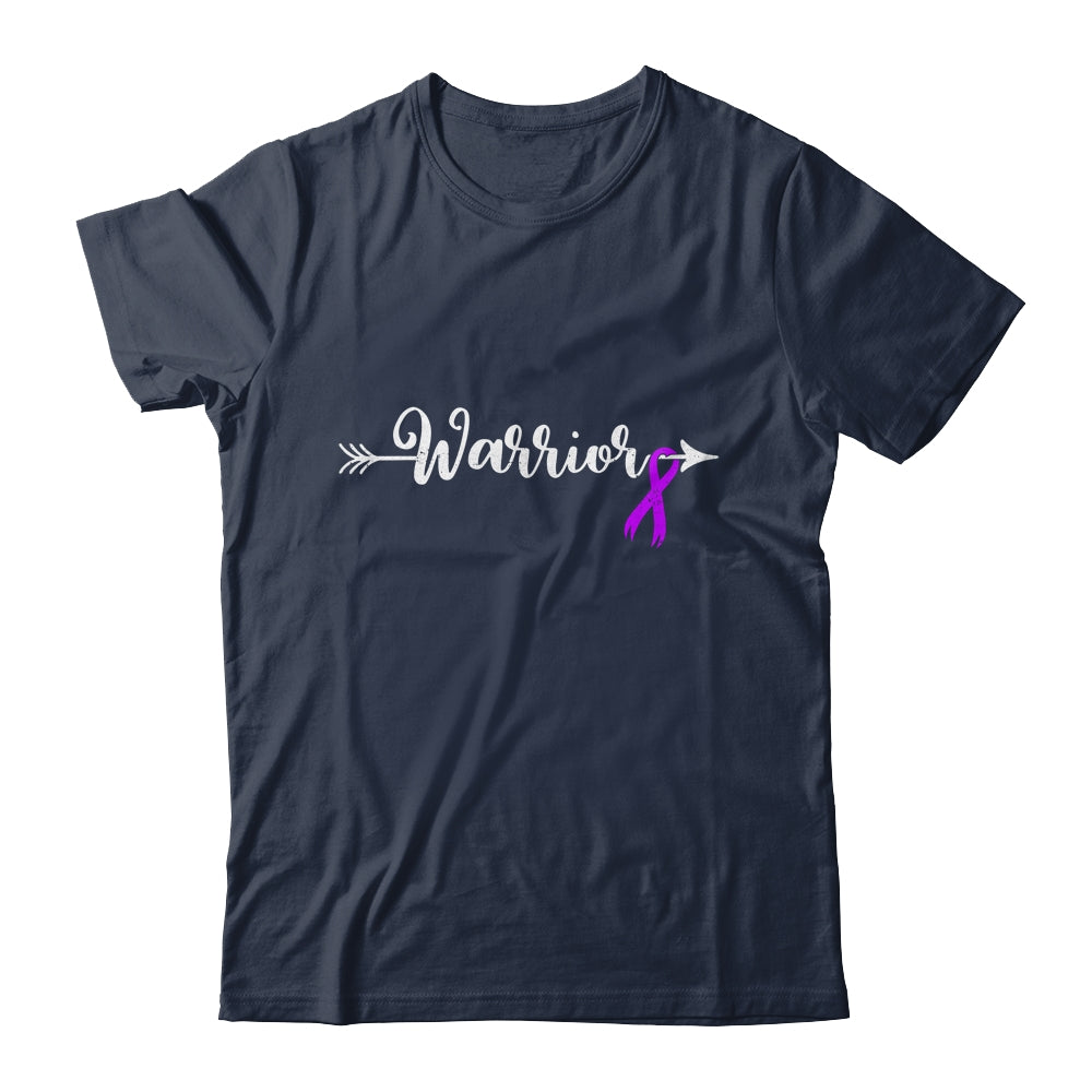 Epilepsy Warrior Epilepsy Awareness Purple Ribbon Shirt & Tank Top | siriusteestore