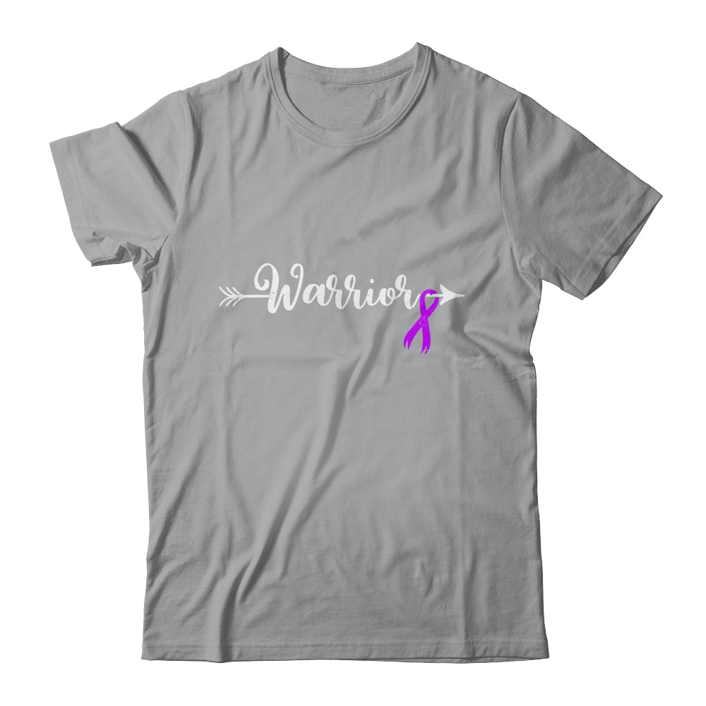 Epilepsy Warrior Epilepsy Awareness Purple Ribbon Shirt & Tank Top | siriusteestore