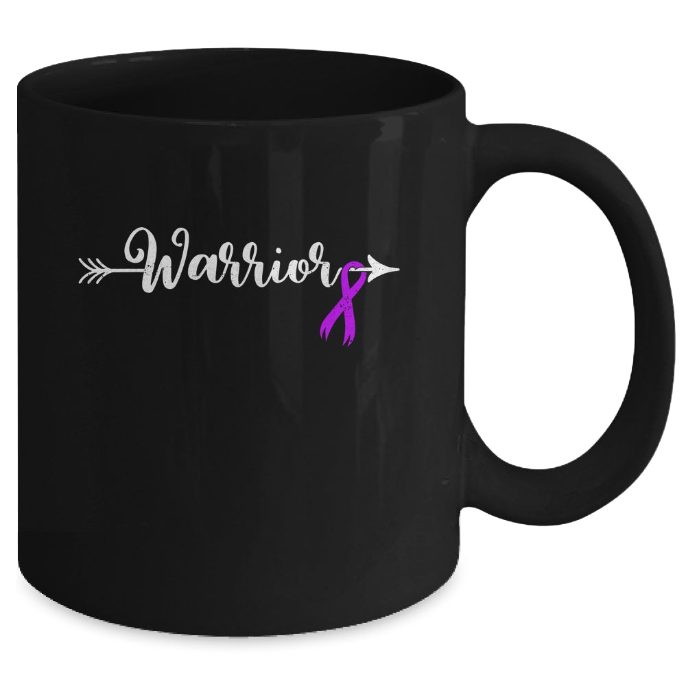 Epilepsy Warrior Epilepsy Awareness Purple Ribbon Mug | siriusteestore