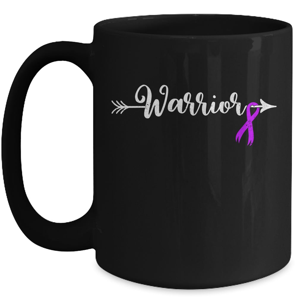 Epilepsy Warrior Epilepsy Awareness Purple Ribbon Mug | siriusteestore