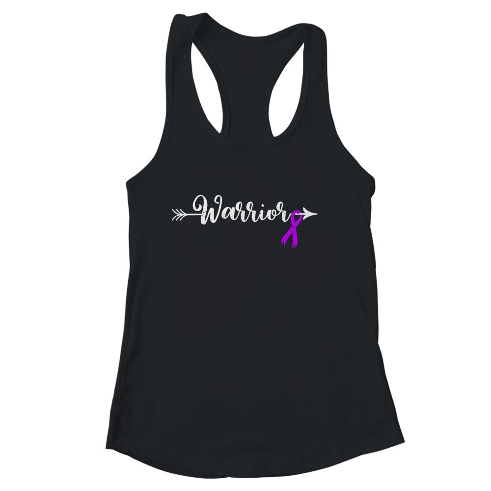 Epilepsy Warrior Epilepsy Awareness Purple Ribbon Shirt & Tank Top | siriusteestore
