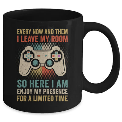 Every Now And Then I Leave My Room Funny Gaming Gamer Retro Mug | siriusteestore