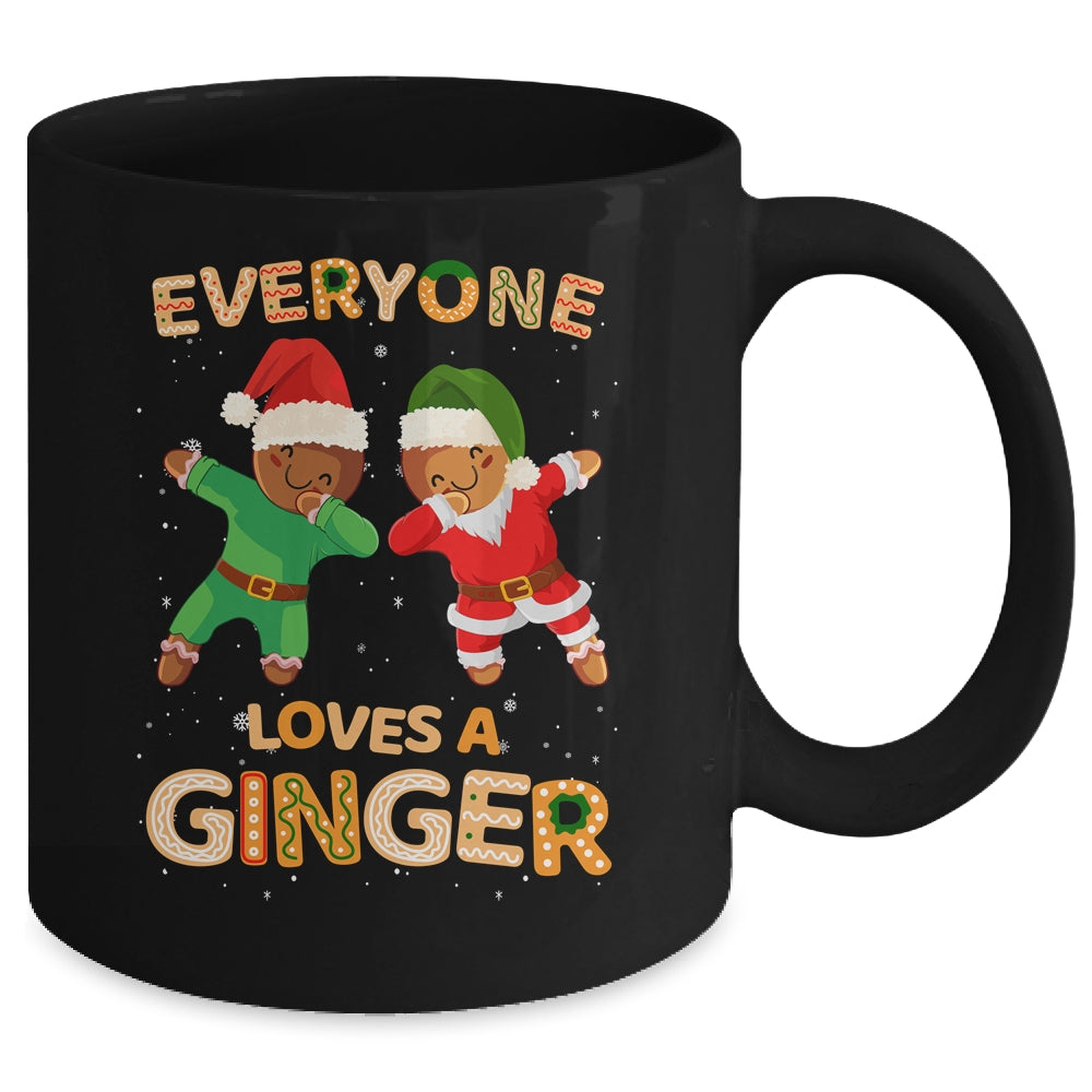 Everyone Loves A Ginger Funny Cute Gingerbread Christmas Mug | siriusteestore