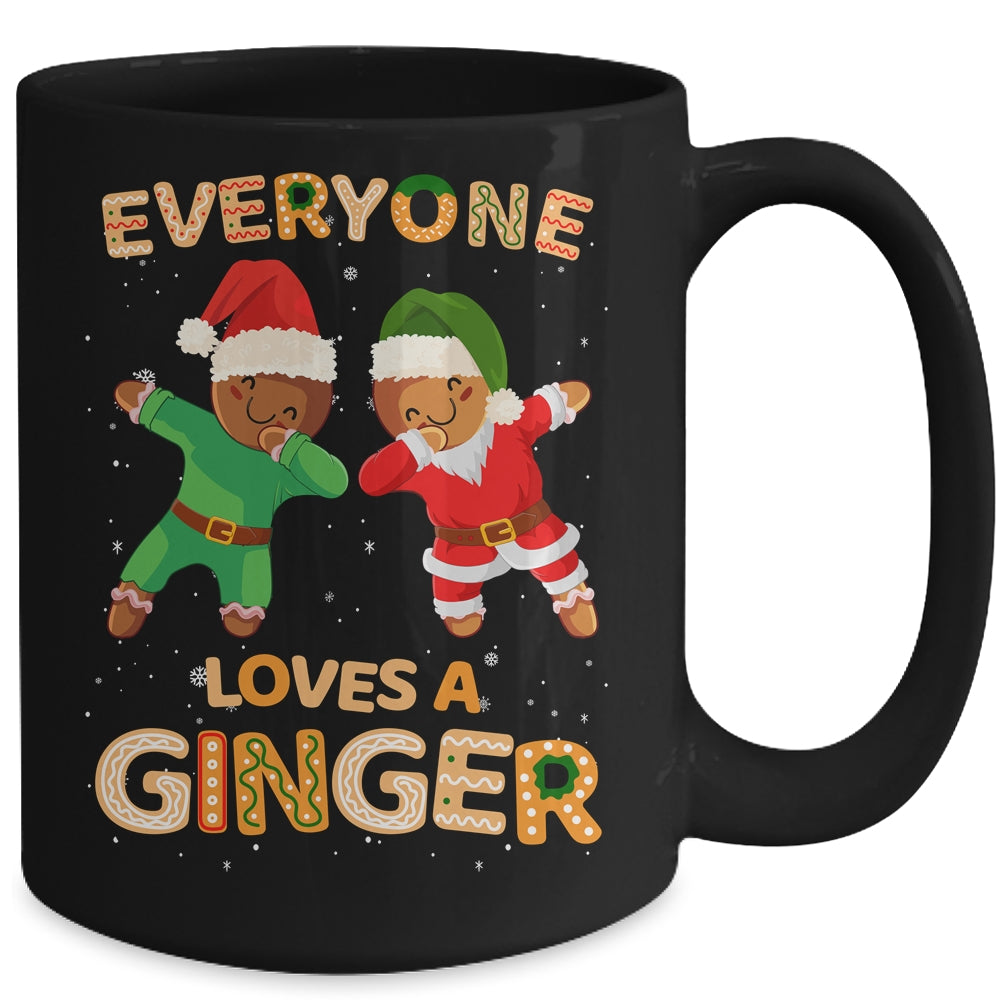 Everyone Loves A Ginger Funny Cute Gingerbread Christmas Mug | siriusteestore