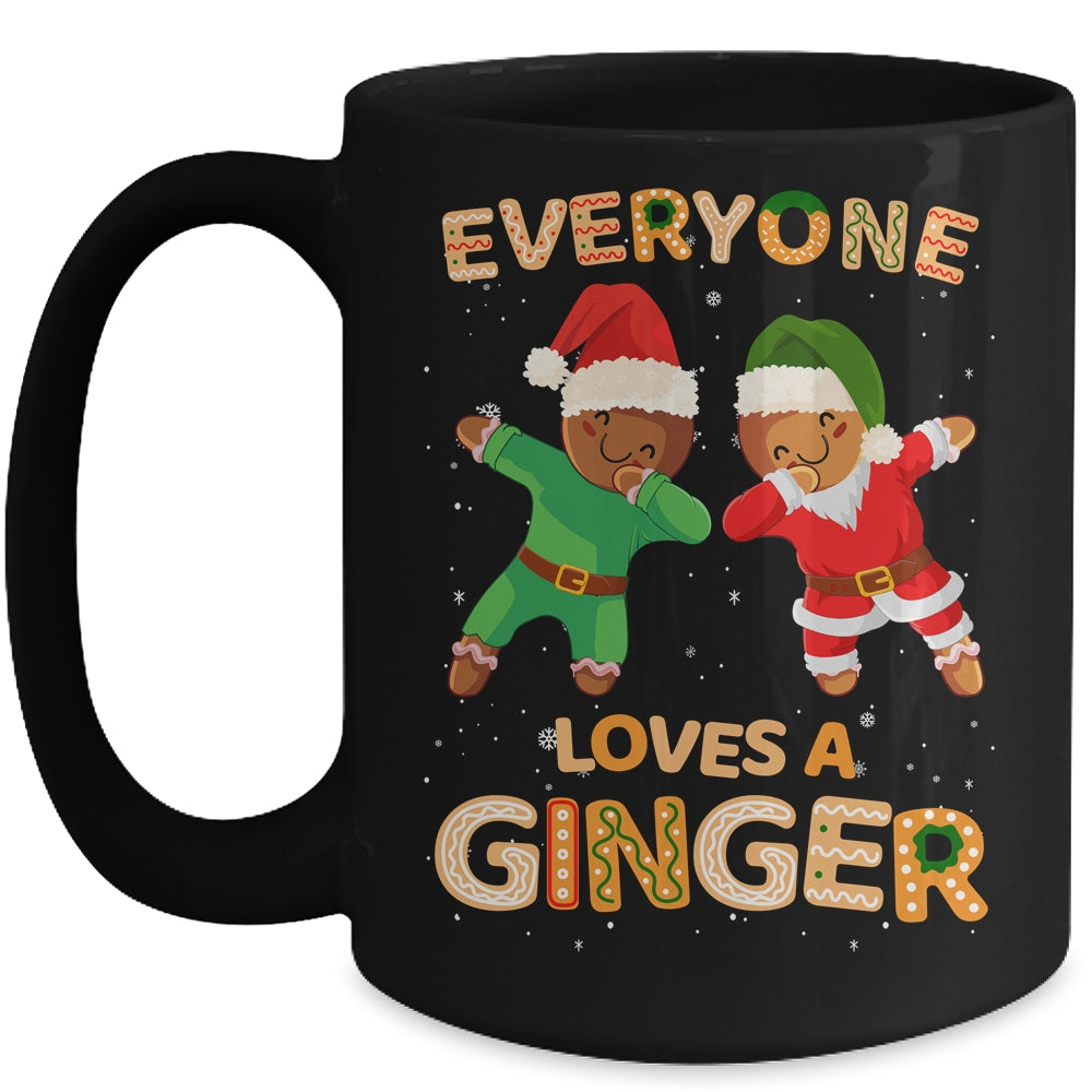 Everyone Loves A Ginger Funny Cute Gingerbread Christmas Mug | siriusteestore