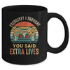 Exercise I Thought You Said Extra Lives Gaming Gamer Mug | siriusteestore