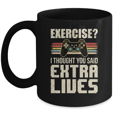 Extra Lives Funny Video Game Controller Retro Gamer Boys Mug | siriusteestore
