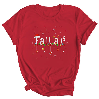FA (LA)8 Funny Christmas Santa Fa La Math Shirt & Sweatshirt | siriusteestore