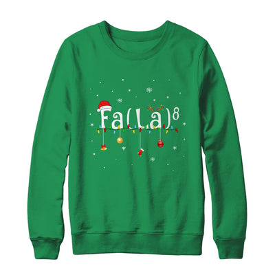 FA (LA)8 Funny Christmas Santa Fa La Math Shirt & Sweatshirt | siriusteestore