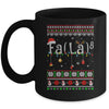 FA (LA)8 Funny Christmas Santa Fa La Math Ugly Xmas Mug | siriusteestore