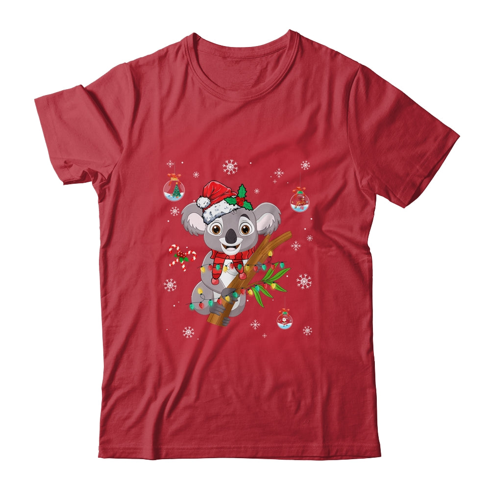 Fa La La Koala La La Cute Koala Bear Christmas Xmas Lights Shirt & Sweatshirt | siriusteestore