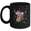 Fa La La Koala La La Cute Koala Bear Christmas Xmas Lights Mug | siriusteestore