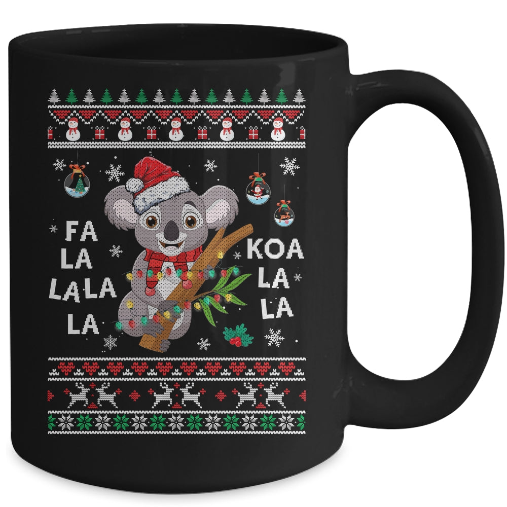 Fa La La Koala La La Cute Koala Bear Santa Christmas Koala Mug | siriusteestore
