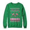 Fa La La La Mingo Flamingo Santa Pink Ugly Christmas Shirt & Sweatshirt | siriusteestore