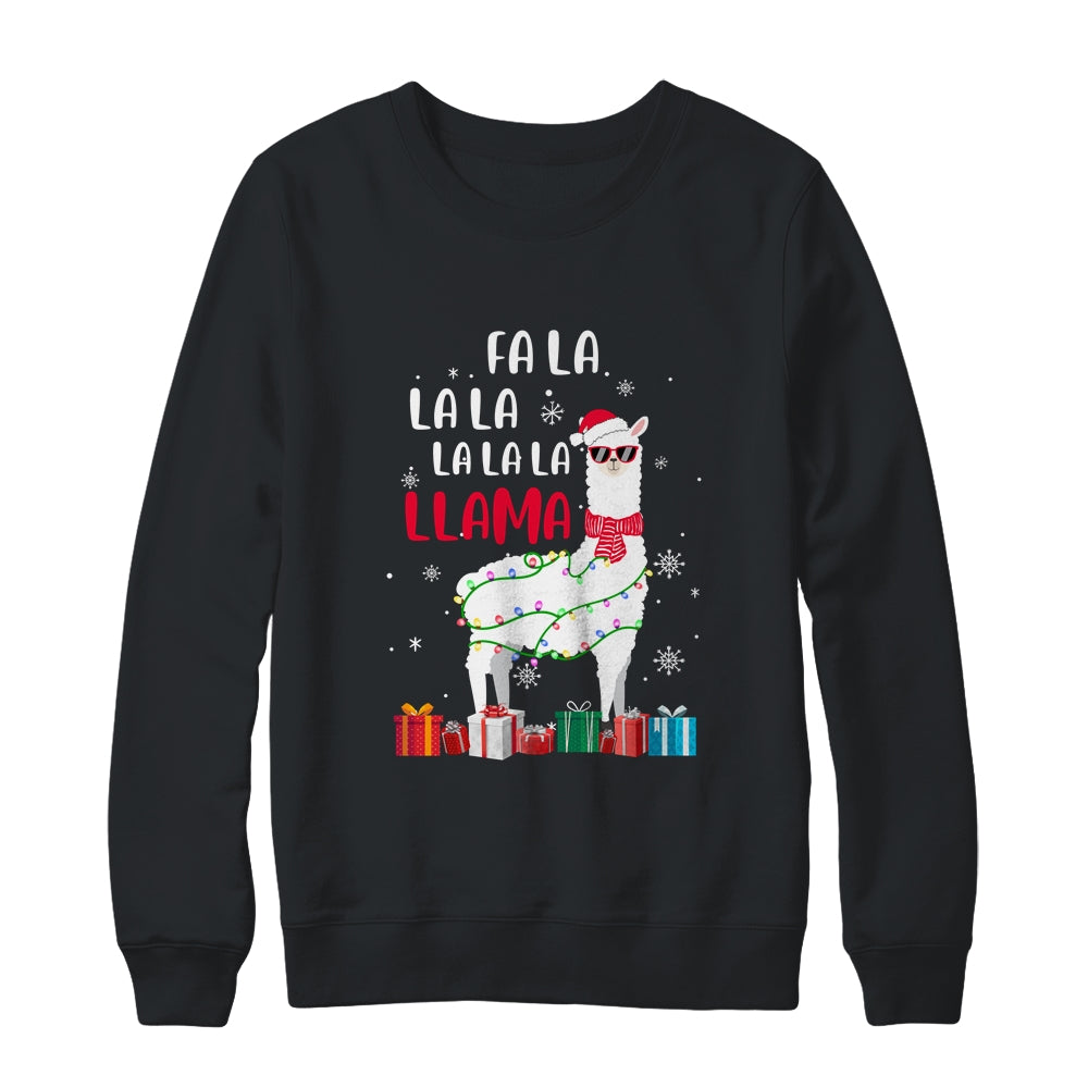 Fa La La Llama Christmas For Women Men Kids Shirt & Sweatshirt | siriusteestore
