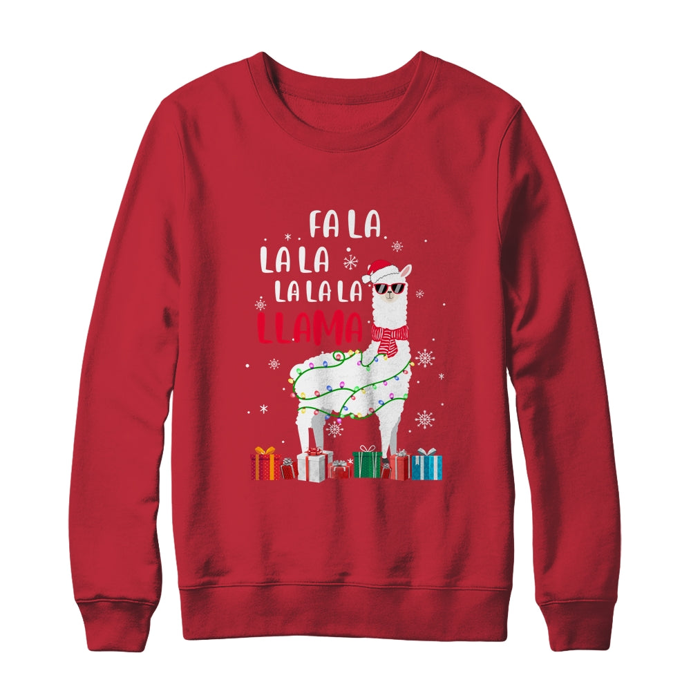 Fa La La Llama Christmas For Women Men Kids Shirt & Sweatshirt | siriusteestore