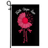 Faith Hope Love Brain Aneurysm Awareness Flag Daisy Flower Burgundy Ribbon | siriusteestore