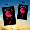 Faith Hope Love Brain Aneurysm Awareness Flag Daisy Flower Burgundy Ribbon | siriusteestore