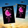 Faith Hope Love Breast Cancer Awareness Flag Daisy Flower Pink Ribbon | siriusteestore