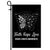 Faith Hope Love Butterfly Brain Cancer Awareness Flag Grey Ribbon | siriusteestore
