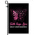 Faith Hope Love Butterfly Breast Cancer Awareness Flag Pink Ribbon | siriusteestore