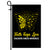Faith Hope Love Butterfly Childhood Cancer Awareness Flag Gold Ribbon | siriusteestore