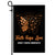Faith Hope Love Butterfly Kidney Cancer Awareness Flag Orange Ribbon | siriusteestore